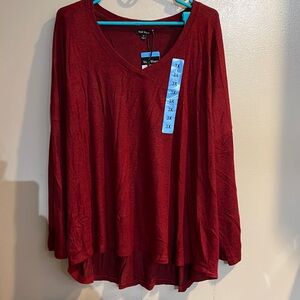 NWT Well Worn lightweight sweatshirt like long sleeve shirt plus size 3x